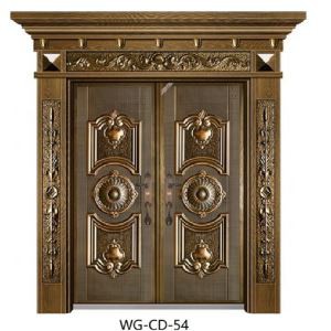 German Wood Copper Security Steel Door