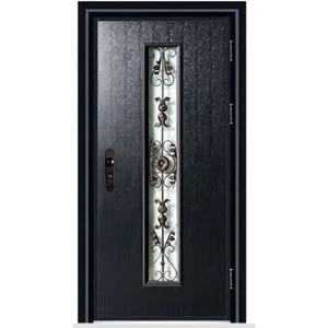 Quality Wrought Metal Door with Lock