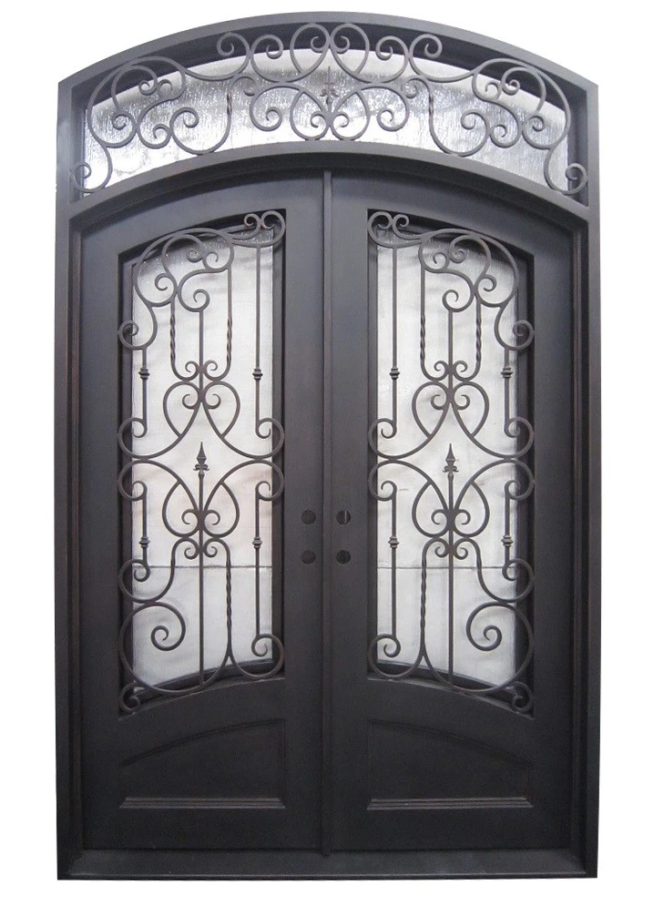 Wrought Iron Single Entry Door